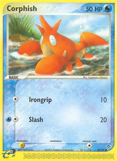 Corphish (53/97) [EX: Dragon] | Good Games North