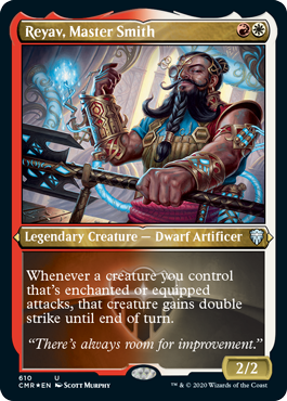 Reyav, Master Smith (Foil Etched) [Commander Legends] | Good Games North
