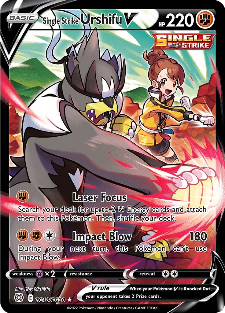 Single Strike Urshifu V (TG18/TG30) [Sword & Shield: Brilliant Stars] | Good Games North