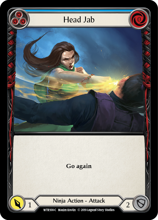 Head Jab (Blue) [WTR100-C] Alpha Print Normal | Good Games North