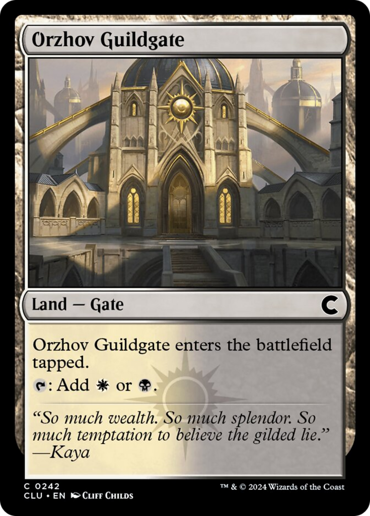 Orzhov Guildgate [Ravnica: Clue Edition] | Good Games North
