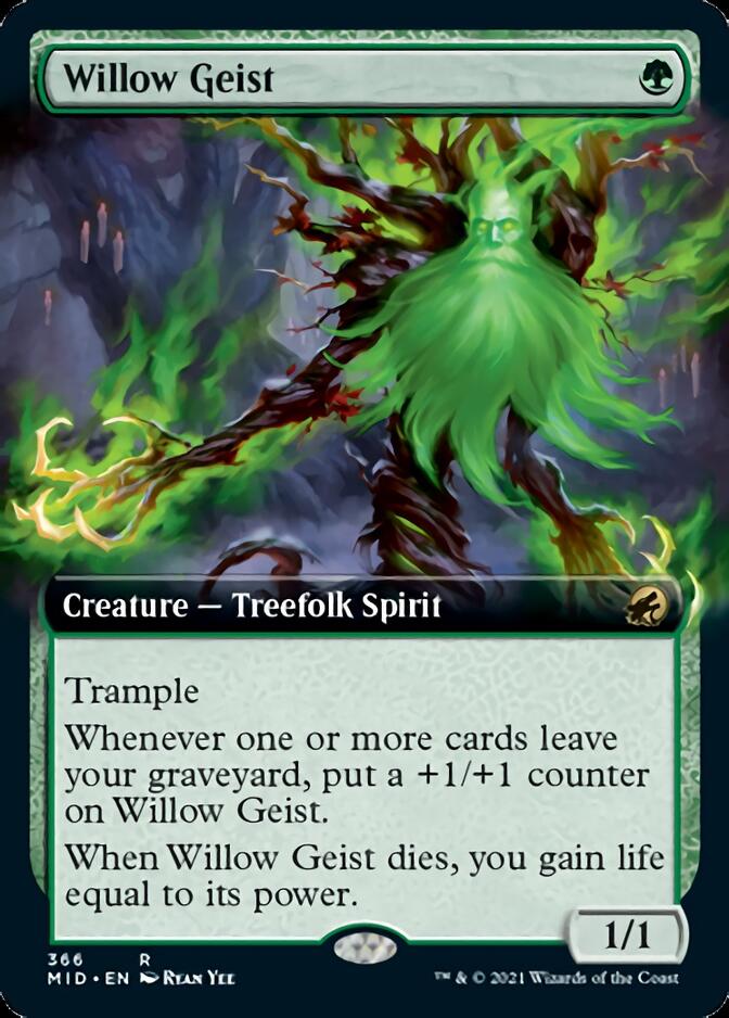 Willow Geist (Extended) [Innistrad: Midnight Hunt] | Good Games North