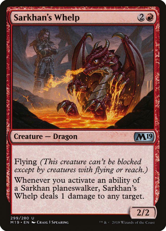 Sarkhan's Whelp [Core Set 2019] | Good Games North