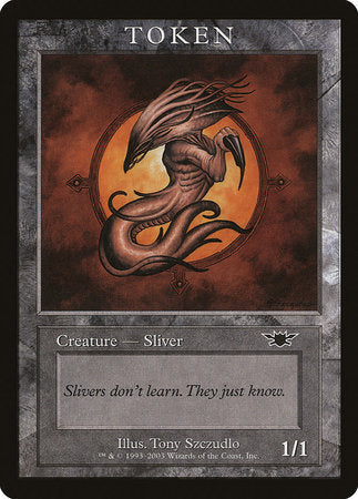 Sliver Token (Legions) [Magic Player Rewards 2003] | Good Games North