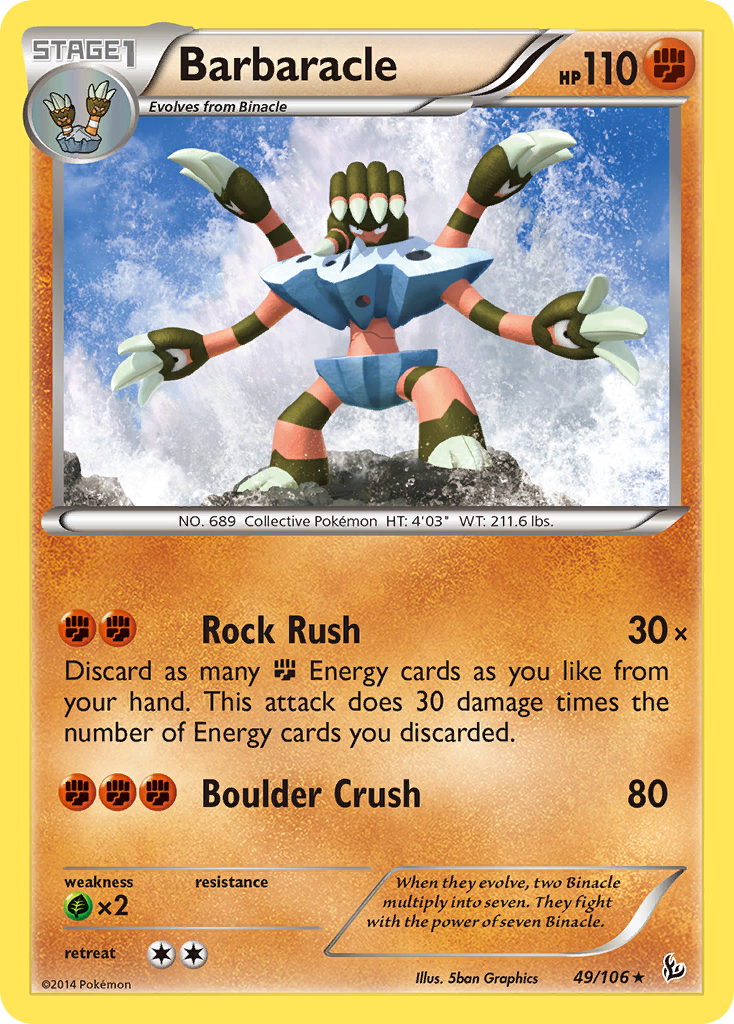 Barbaracle (49/106) [XY: Flashfire] | Good Games North