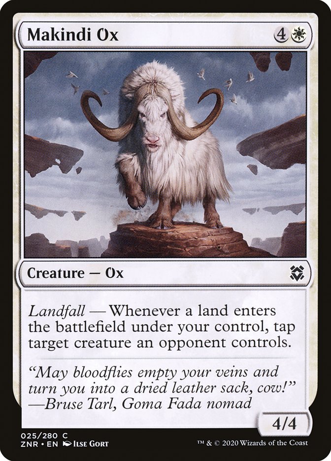 Makindi Ox [Zendikar Rising] | Good Games North