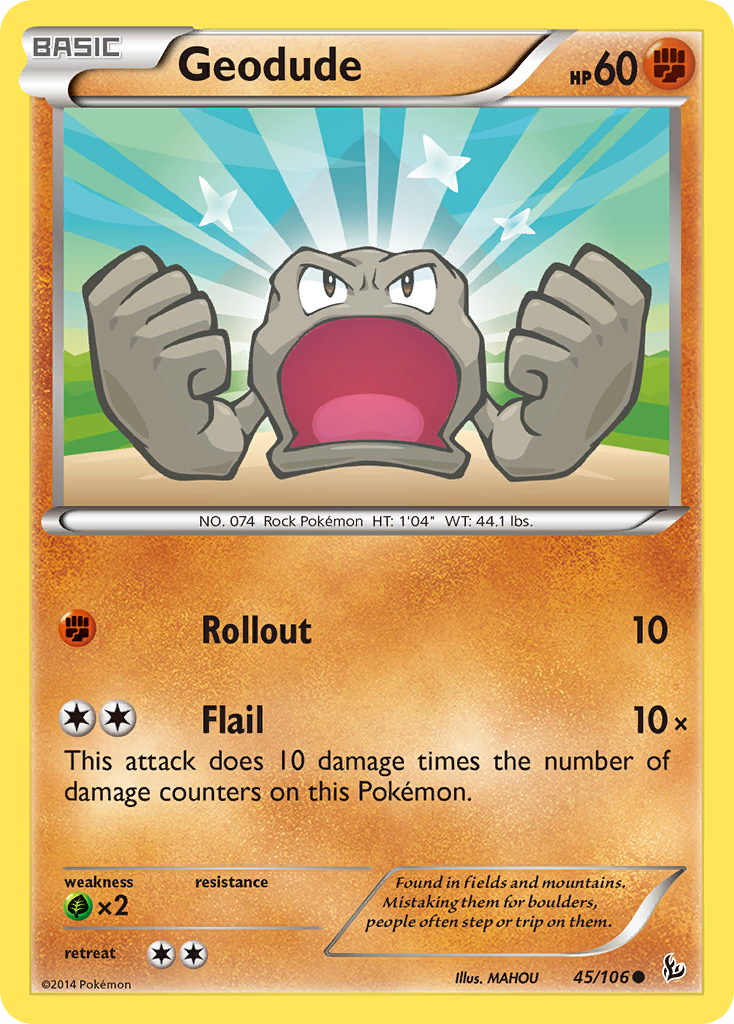 Geodude (45/106) [XY: Flashfire] | Good Games North