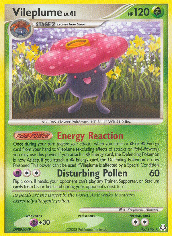 Vileplume (45/146) [Diamond & Pearl: Legends Awakened] | Good Games North