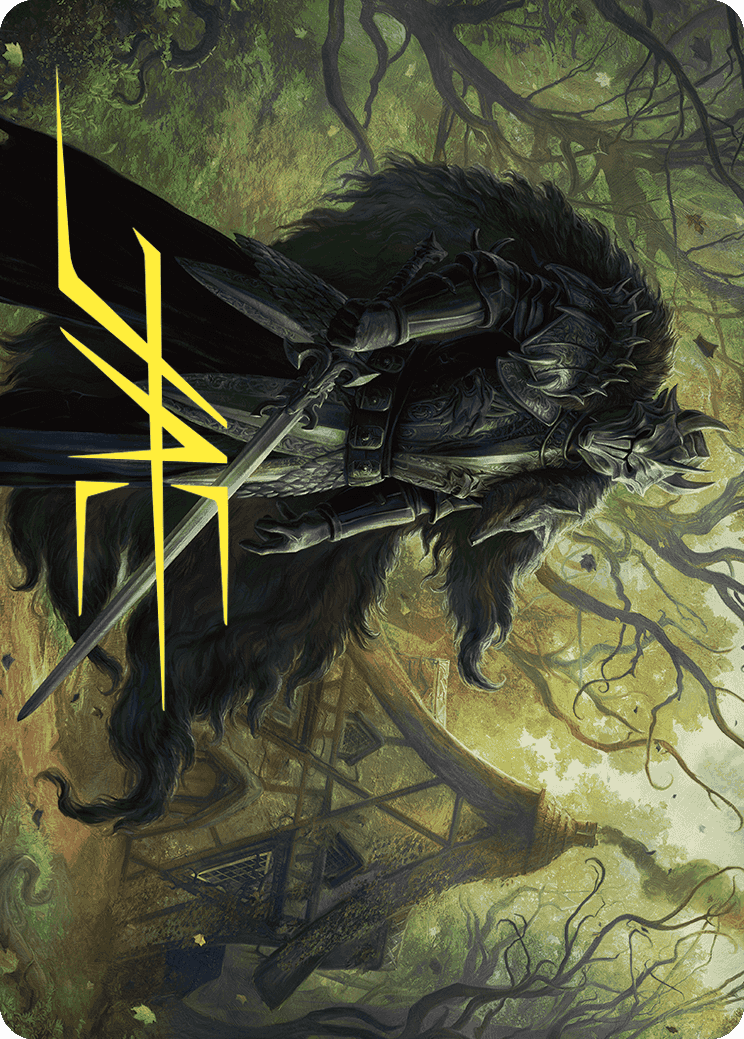 Agatha's Champion Art Card (Gold-Stamped Signature) [Wilds of Eldraine Art Series] | Good Games North
