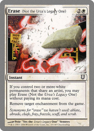 Erase (Not the Urza's Legacy One) [Unhinged] | Good Games North