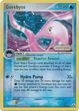Gorebyss (17/92) (Stamped) [EX: Legend Maker] | Good Games North