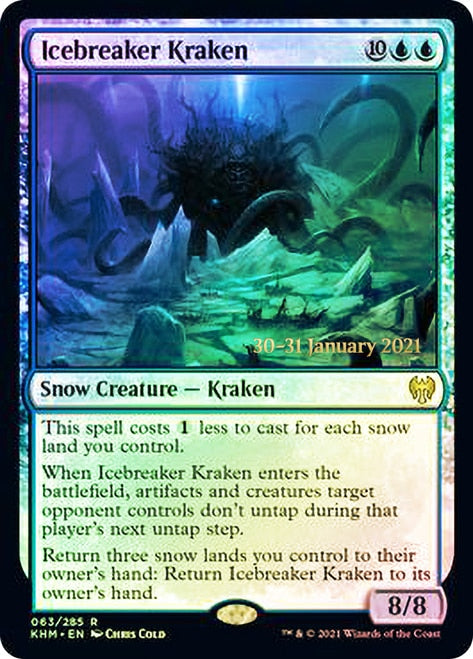 Icebreaker Kraken  [Kaldheim Prerelease Promos] | Good Games North