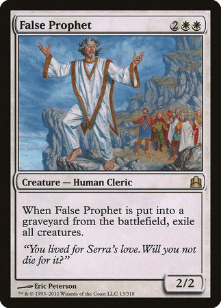 False Prophet [Commander 2011] | Good Games North
