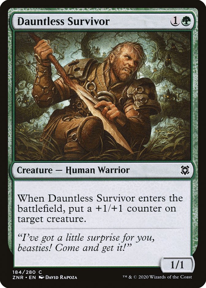 Dauntless Survivor [Zendikar Rising] | Good Games North