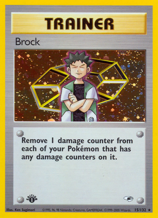 Brock (15/132) [Gym Heroes 1st Edition] | Good Games North