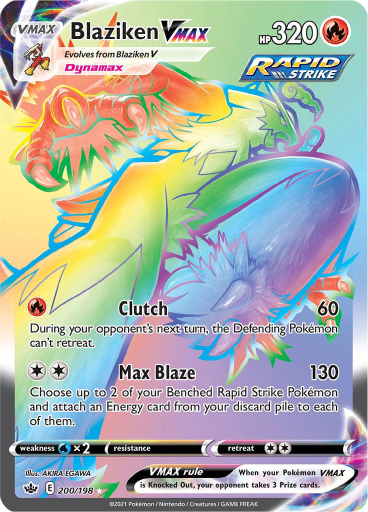 Blaziken VMAX (200/198) [Sword & Shield: Chilling Reign] | Good Games North