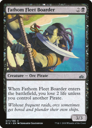 Fathom Fleet Boarder [Rivals of Ixalan] | Good Games North