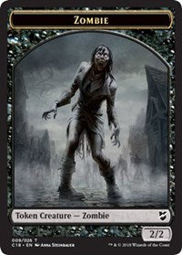 Zombie // Angel Double-sided Token [Commander 2018 Tokens] | Good Games North