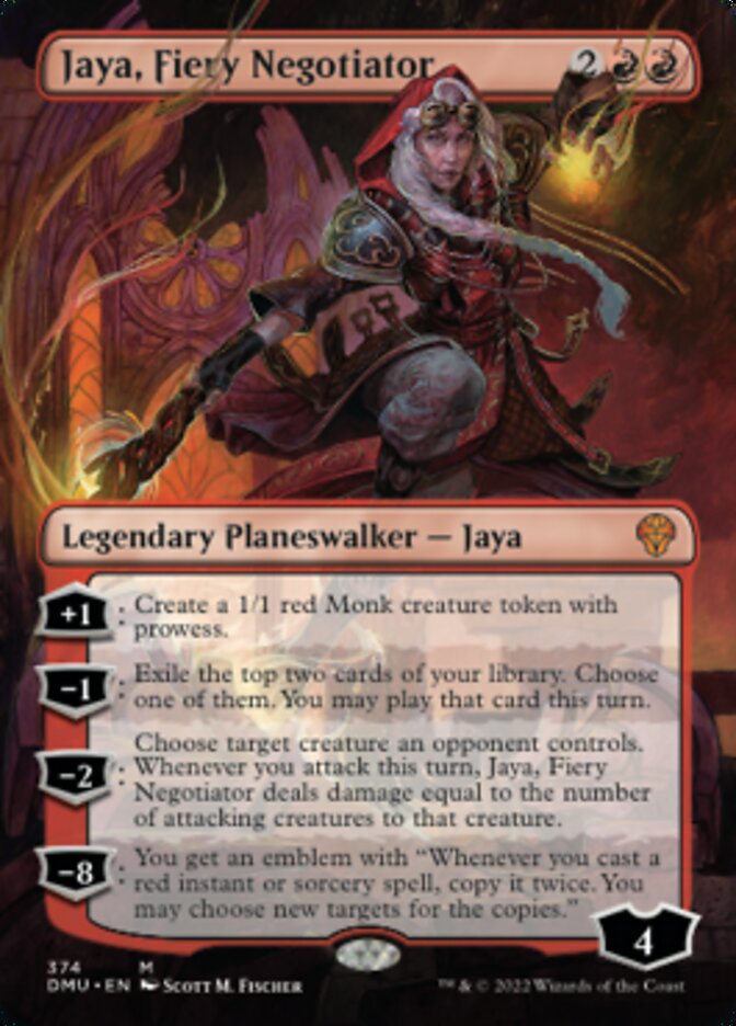 Jaya, Fiery Negotiator (Borderless) [Dominaria United] | Good Games North