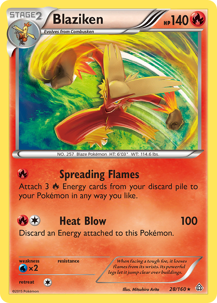 Blaziken (28/160) [XY: Primal Clash] | Good Games North