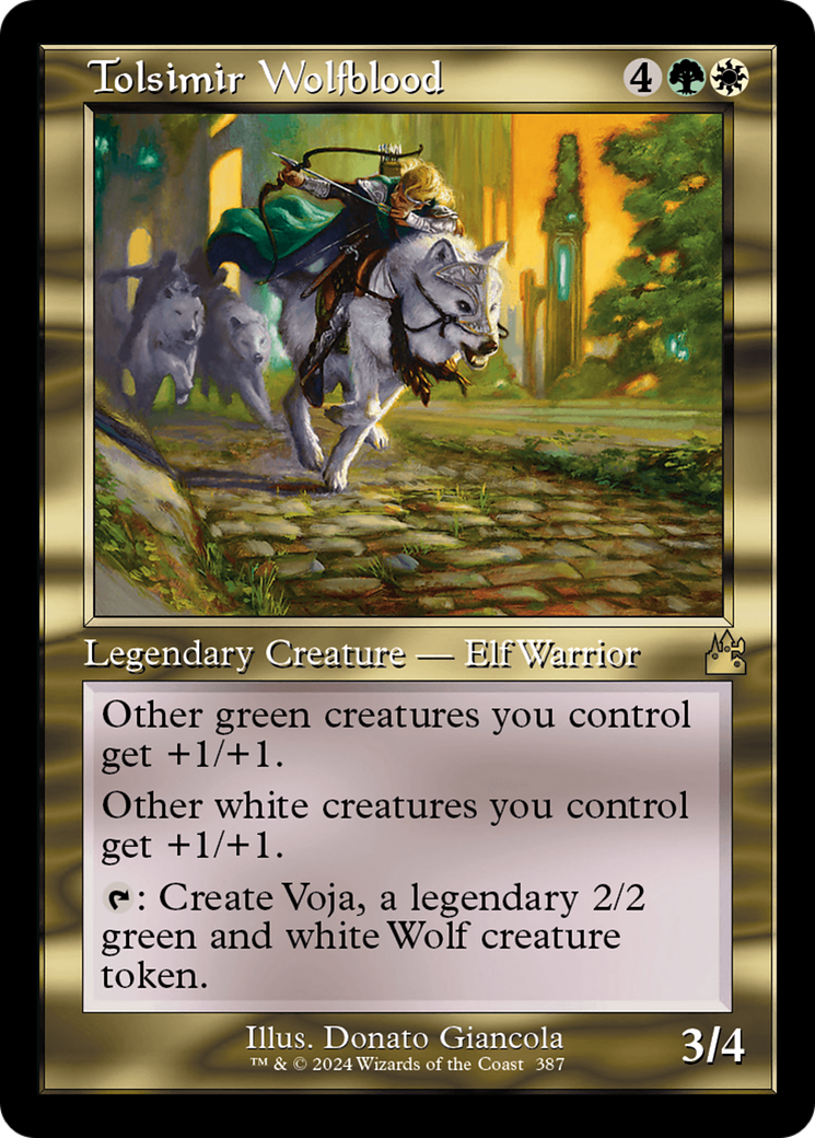 Tolsimir Wolfblood (Retro Frame) [Ravnica Remastered] | Good Games North