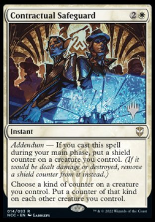 Contractual Safeguard (Promo Pack) [Streets of New Capenna Commander Promos] | Good Games North