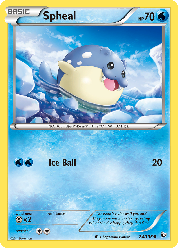 Spheal (24/106) [XY: Flashfire] | Good Games North