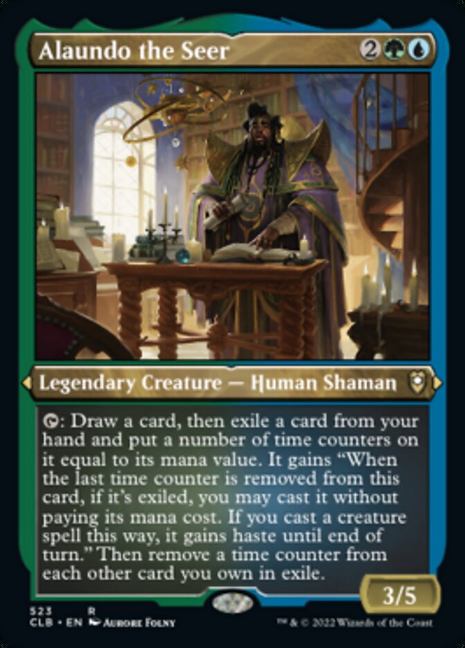 Alaundo the Seer (Foil Etched) [Commander Legends: Battle for Baldur's Gate] | Good Games North