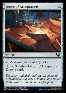 Letter of Acceptance [Strixhaven: School of Mages] | Good Games North