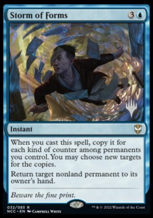 Storm of Forms (Promo Pack) [Streets of New Capenna Commander Promos] | Good Games North
