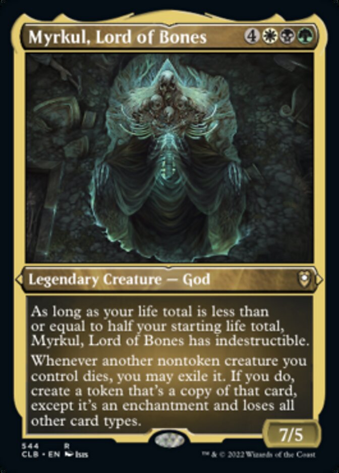 Myrkul, Lord of Bones (Foil Etched) [Commander Legends: Battle for Baldur's Gate] | Good Games North
