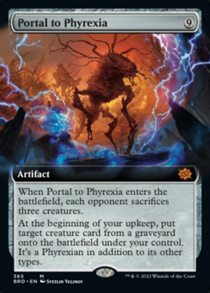 Portal to Phyrexia (Extended Art) [The Brothers' War] | Good Games North