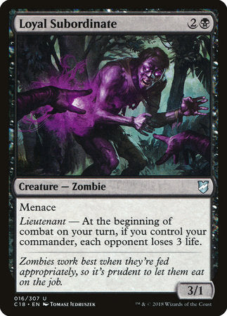 Loyal Subordinate [Commander 2018] | Good Games North