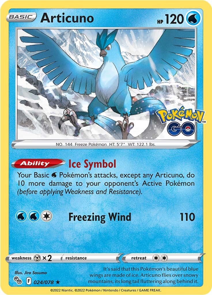 Articuno (024/078) [Pokémon GO] | Good Games North