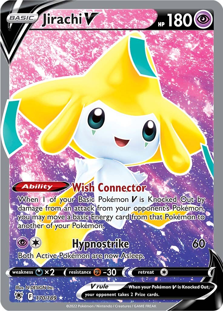 Jirachi V (170/189) [Sword & Shield: Astral Radiance] | Good Games North