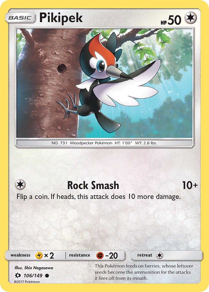 Pikipek (106/149) [Sun & Moon: Base Set] | Good Games North
