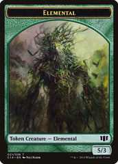 Elemental // Beast (019/036) Double-sided Token [Commander 2014 Tokens] | Good Games North