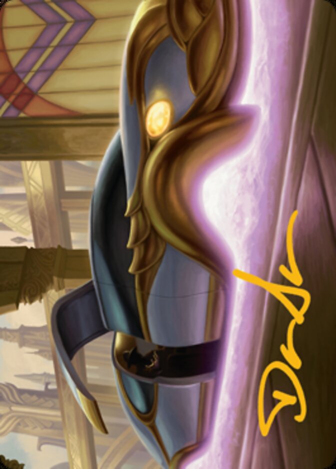 Mysterious Limousine Art Card (Gold-Stamped Signature) [Streets of New Capenna Art Series] | Good Games North