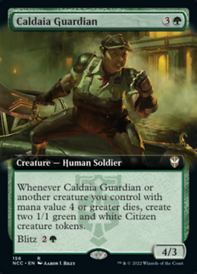 Caldaia Guardian (Extended Art) [Streets of New Capenna Commander] | Good Games North