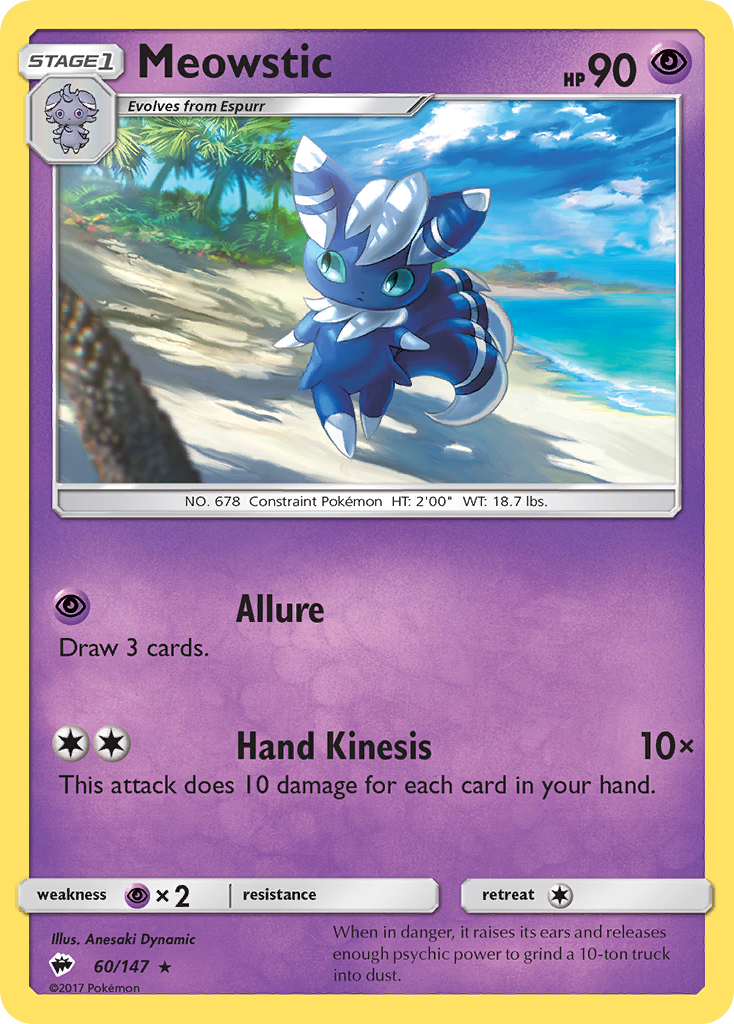 Meowstic (60/147) [Sun & Moon: Burning Shadows] | Good Games North