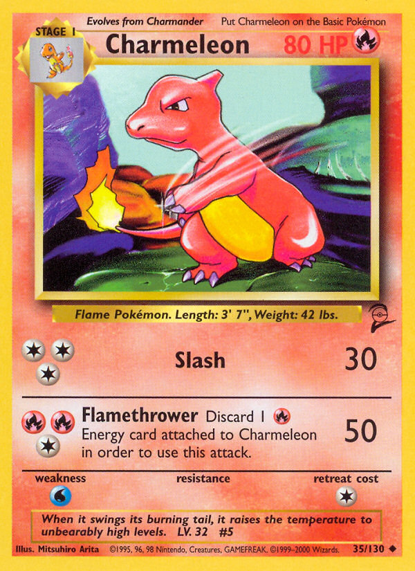 Charmeleon (35/130) [Base Set 2] | Good Games North