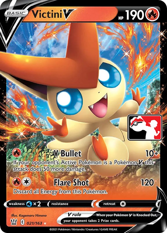 Victini V (021/163) [Prize Pack Series One] | Good Games North