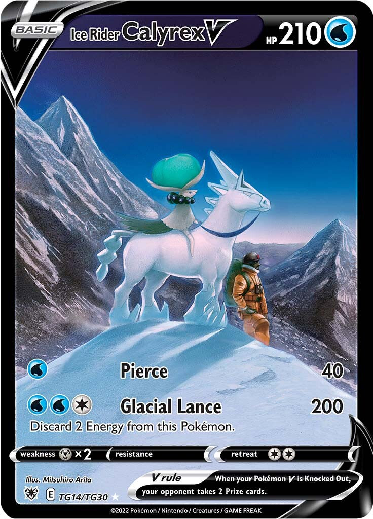 Ice Rider Calyrex V (TG14/TG30) [Sword & Shield: Astral Radiance] | Good Games North