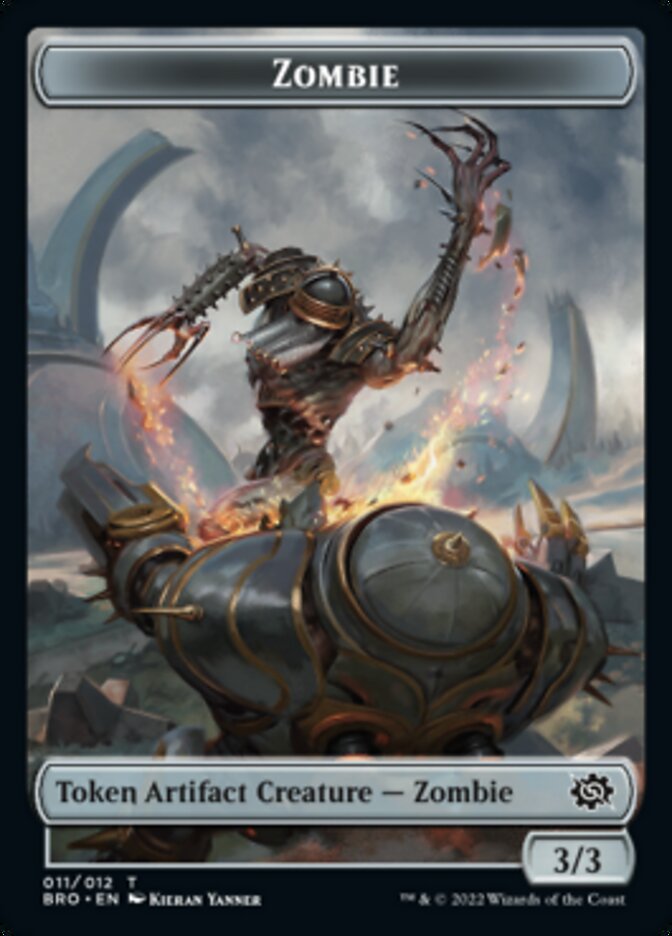 Zombie Token [The Brothers' War Tokens] | Good Games North