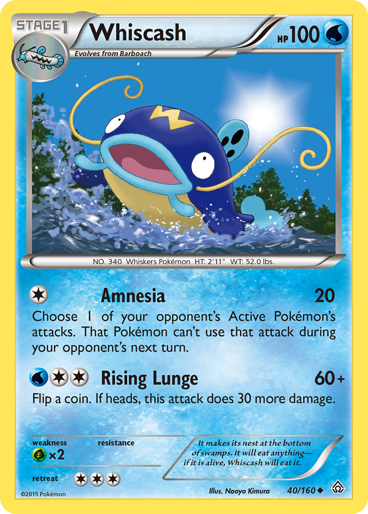 Whiscash (40/160) [XY: Primal Clash] | Good Games North