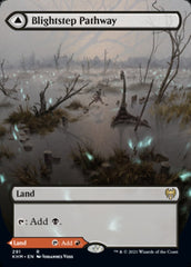 Blightstep Pathway // Searstep Pathway (Borderless Alternate Art) [Kaldheim] | Good Games North