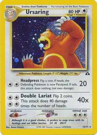 Ursaring (15/75) [Neo Discovery Unlimited] | Good Games North