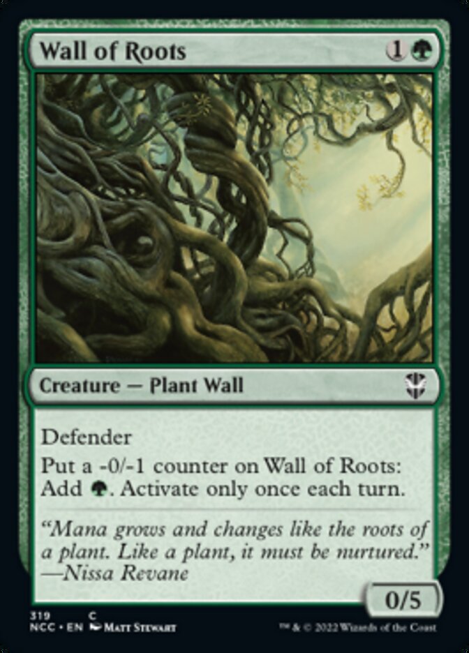 Wall of Roots [Streets of New Capenna Commander] | Good Games North
