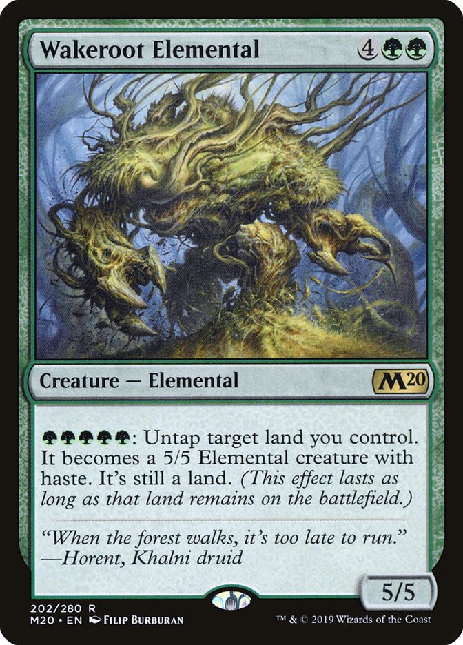 Wakeroot Elemental [Core Set 2020] | Good Games North
