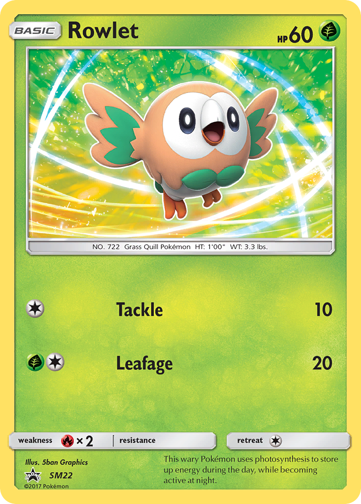 Rowlet (SM22) [Sun & Moon: Black Star Promos] | Good Games North